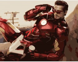 Картина по номерам на холсте Iron Man, 40см*50см