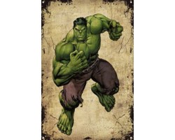 Металический постер Hulk